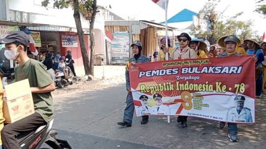 Karnaval Sragi Gemuruh Dalam Rangka Memperingati HUT RI Ke-78 Tahun 2023